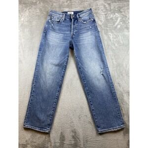 Pistola Jeans Women's 27 Light/Med Wash Button Fly Straight Leg